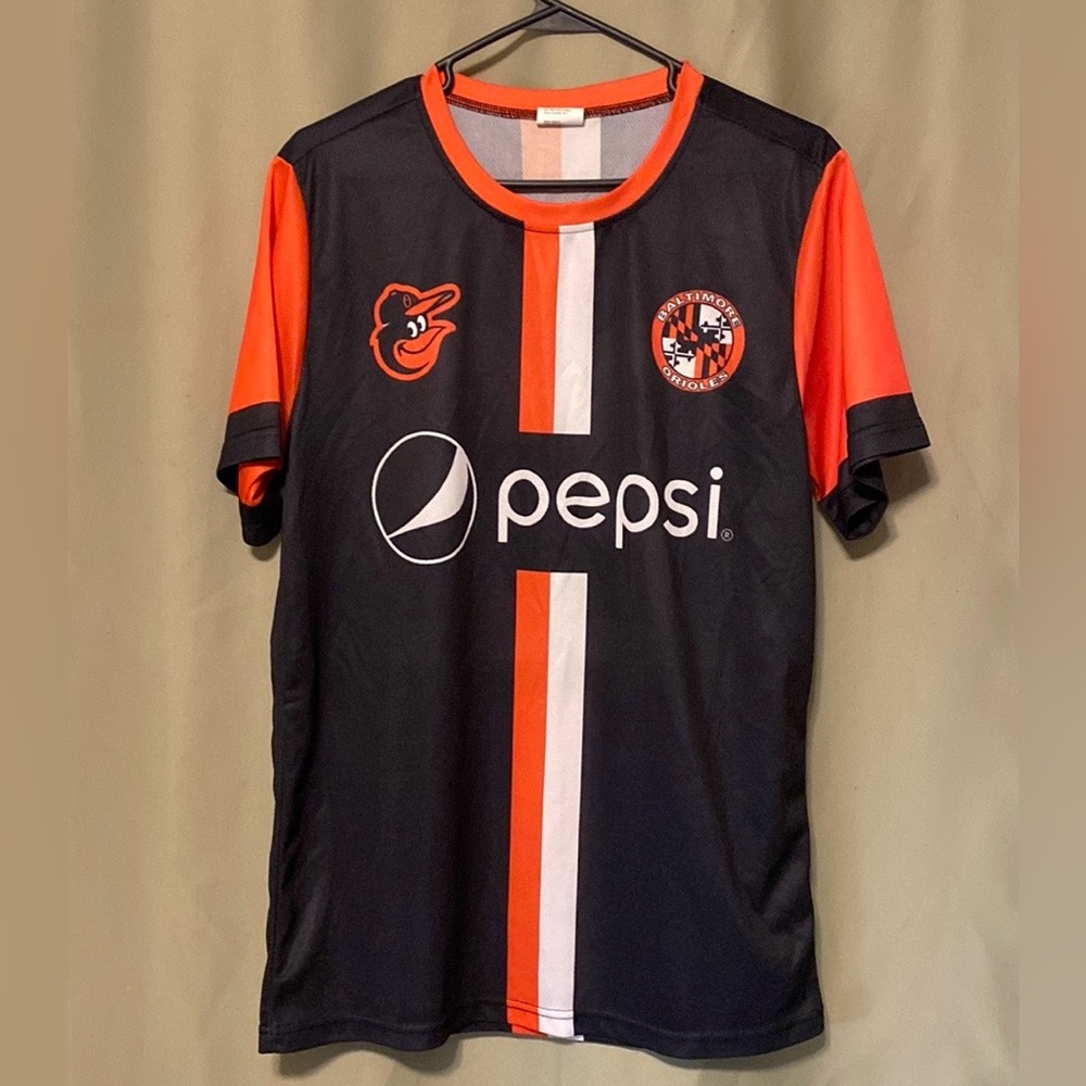 MLS Baltimore Orioles Jersey Black Birdland FC Soccer Pepsi 2022 SGA Adult M